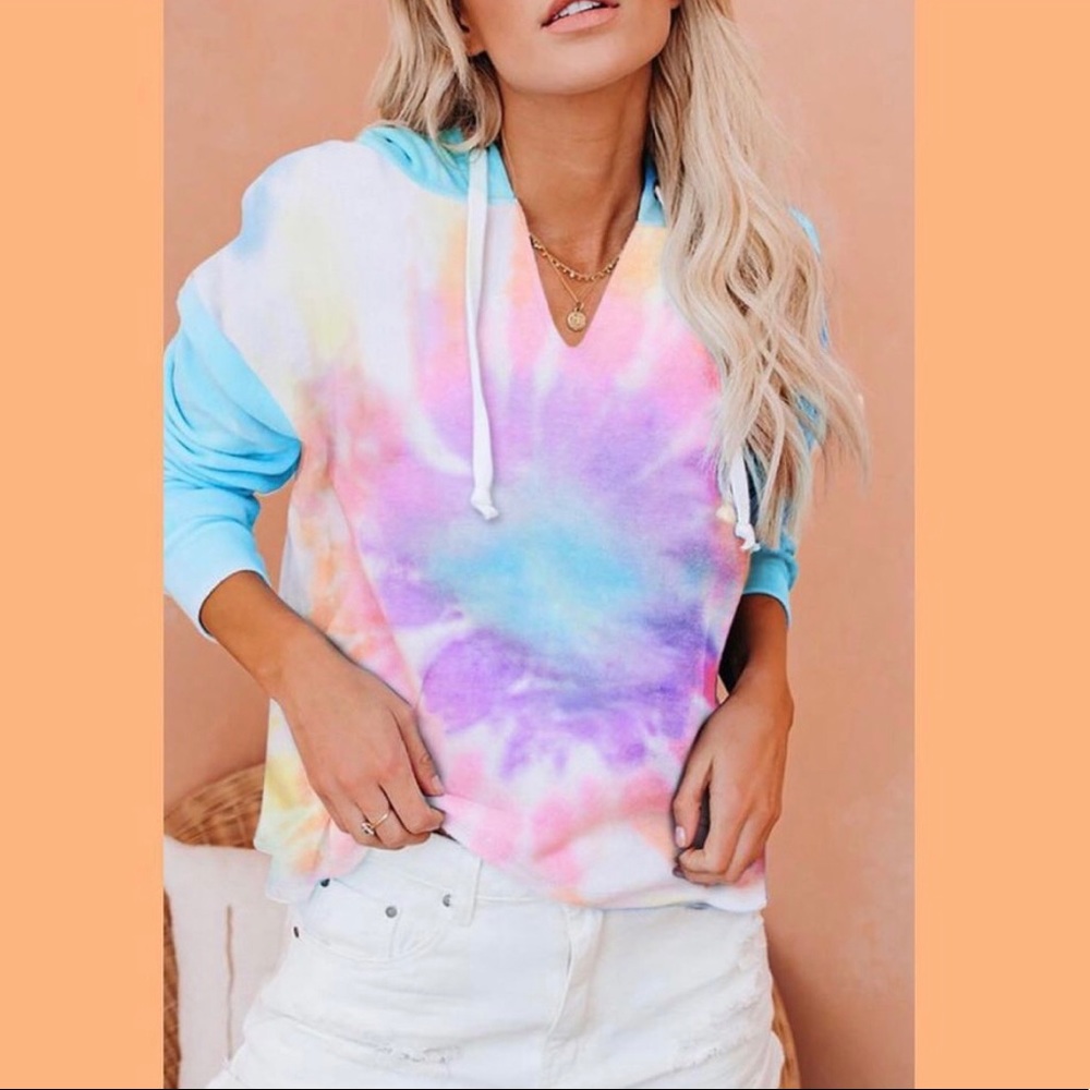 Tie dye hoodie boutique